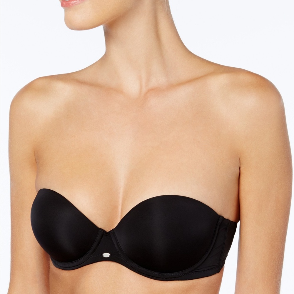 Calvin Klein | Strapless Push-up Bra in Black